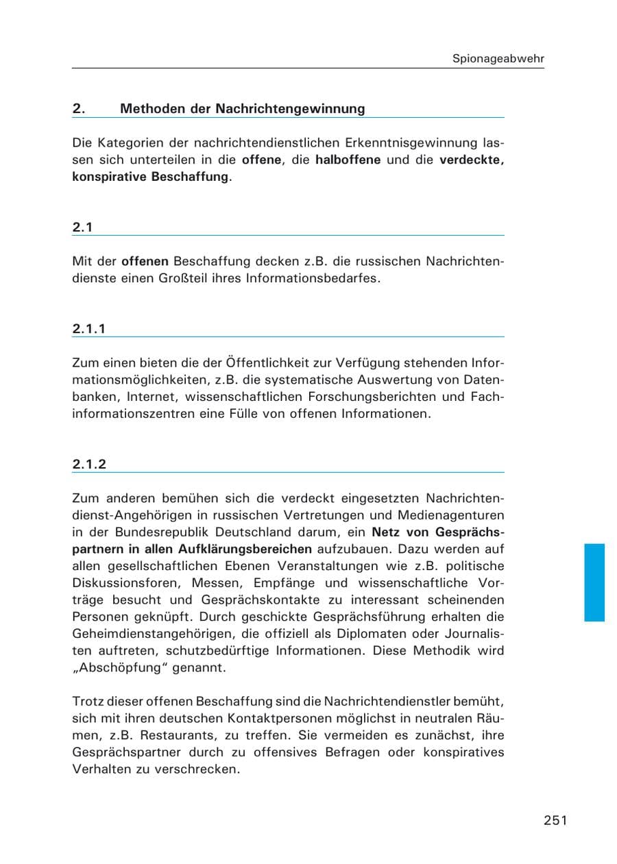 Seite 253 des Verfassungsschutzbericht 2006 Hamburg