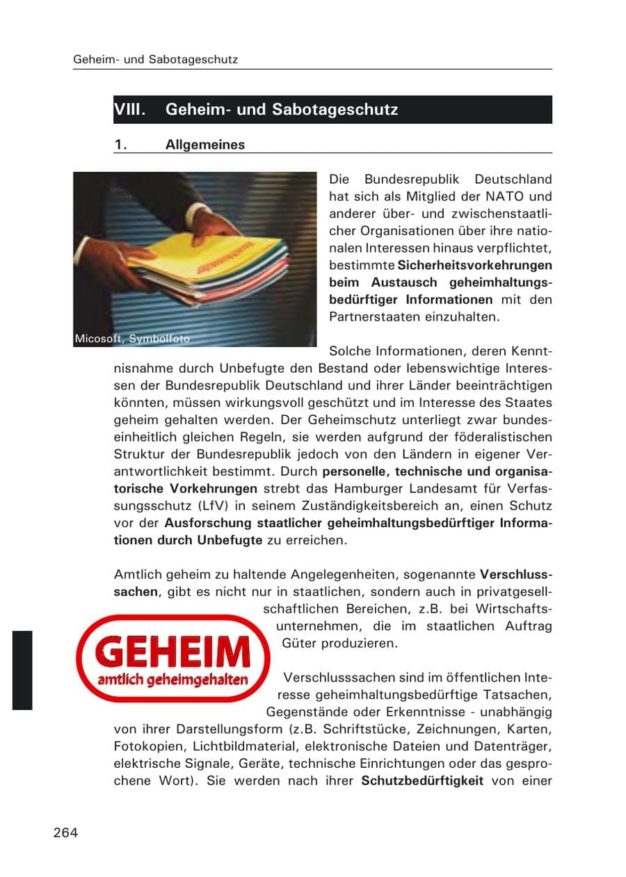 Seite 266 des Verfassungsschutzbericht 2006 Hamburg