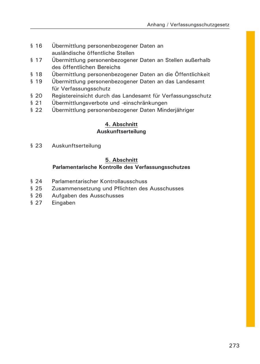 Seite 275 des Verfassungsschutzbericht 2006 Hamburg