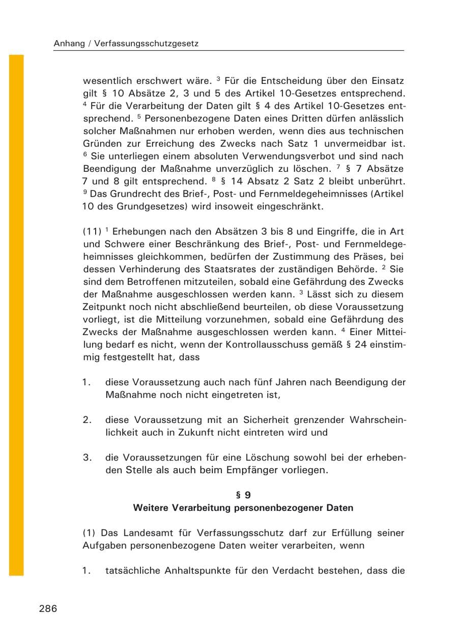 Seite 288 des Verfassungsschutzbericht 2006 Hamburg