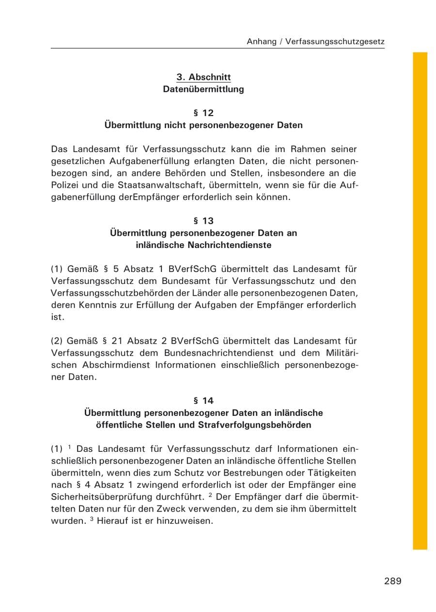 Seite 291 des Verfassungsschutzbericht 2006 Hamburg