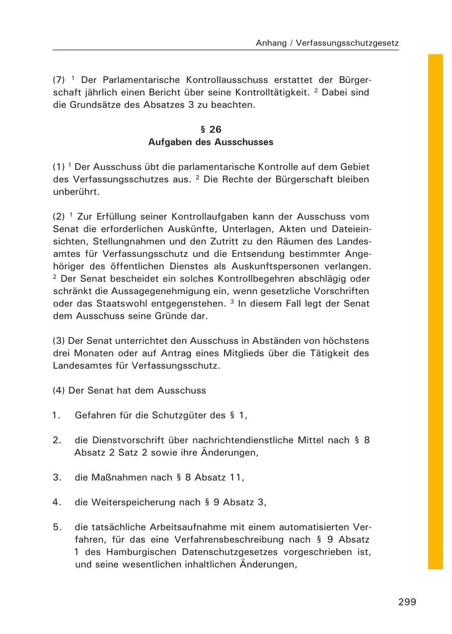 Seite 301 des Verfassungsschutzbericht 2006 Hamburg
