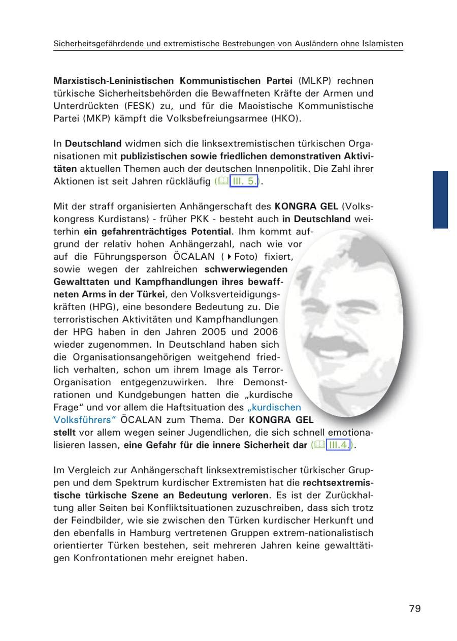 Seite 81 des Verfassungsschutzbericht 2006 Hamburg