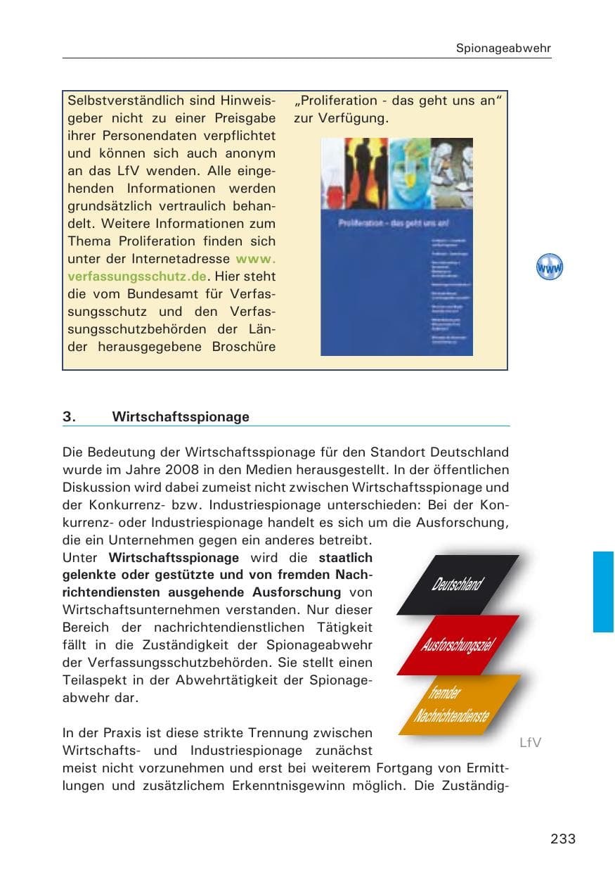 Seite 235 des Verfassungsschutzbericht 2008 Hamburg