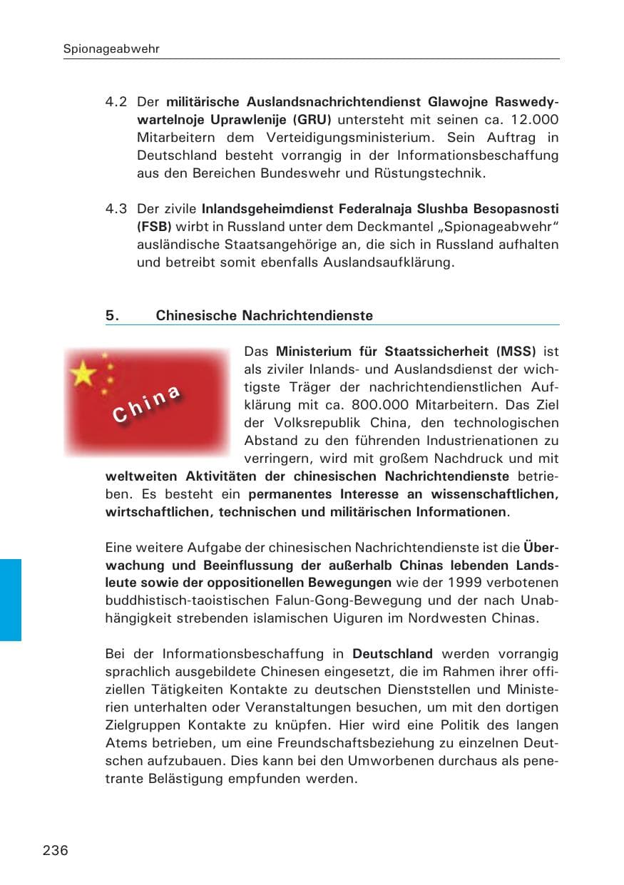 Seite 238 des Verfassungsschutzbericht 2008 Hamburg