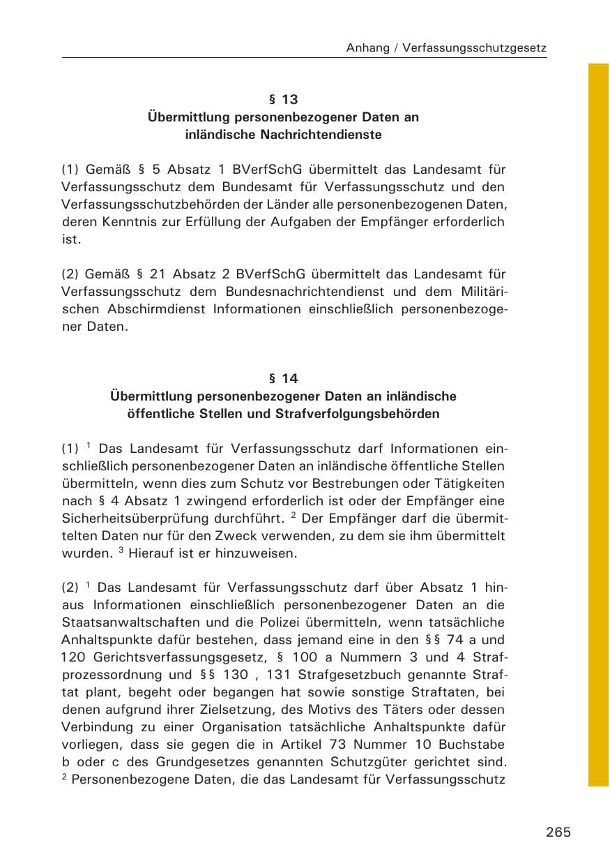 Seite 267 des Verfassungsschutzbericht 2008 Hamburg