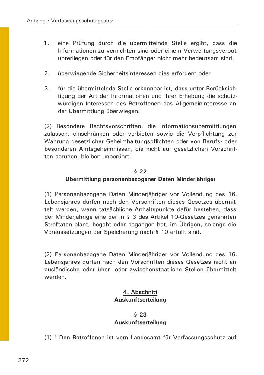 Seite 274 des Verfassungsschutzbericht 2008 Hamburg
