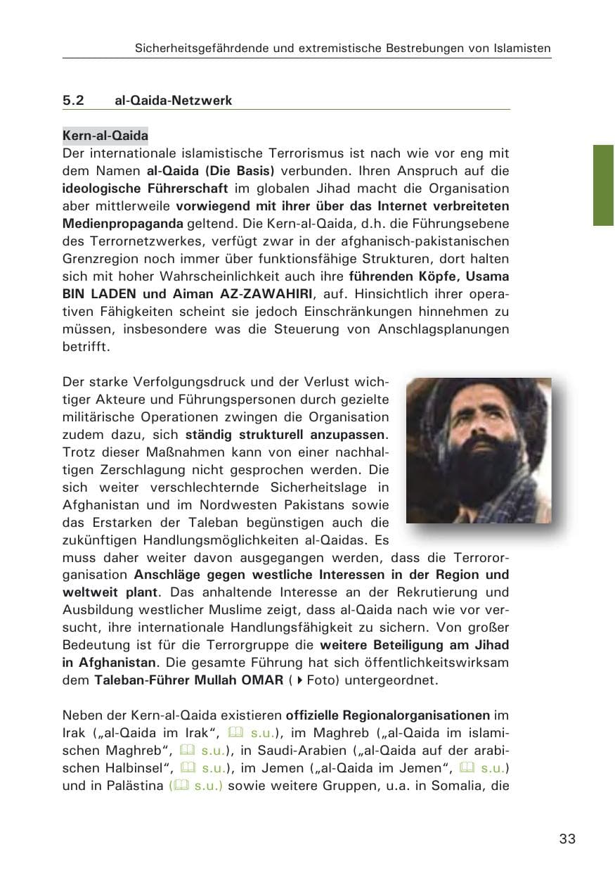 Seite 35 des Verfassungsschutzbericht 2008 Hamburg