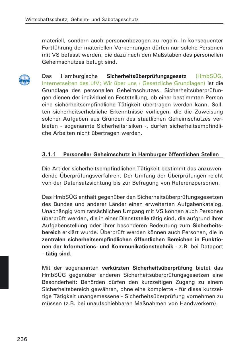 Seite 238 des Verfassungsschutzbericht 2009 Hamburg