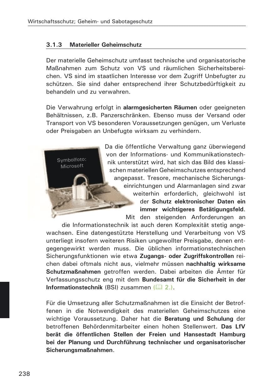 Seite 240 des Verfassungsschutzbericht 2009 Hamburg
