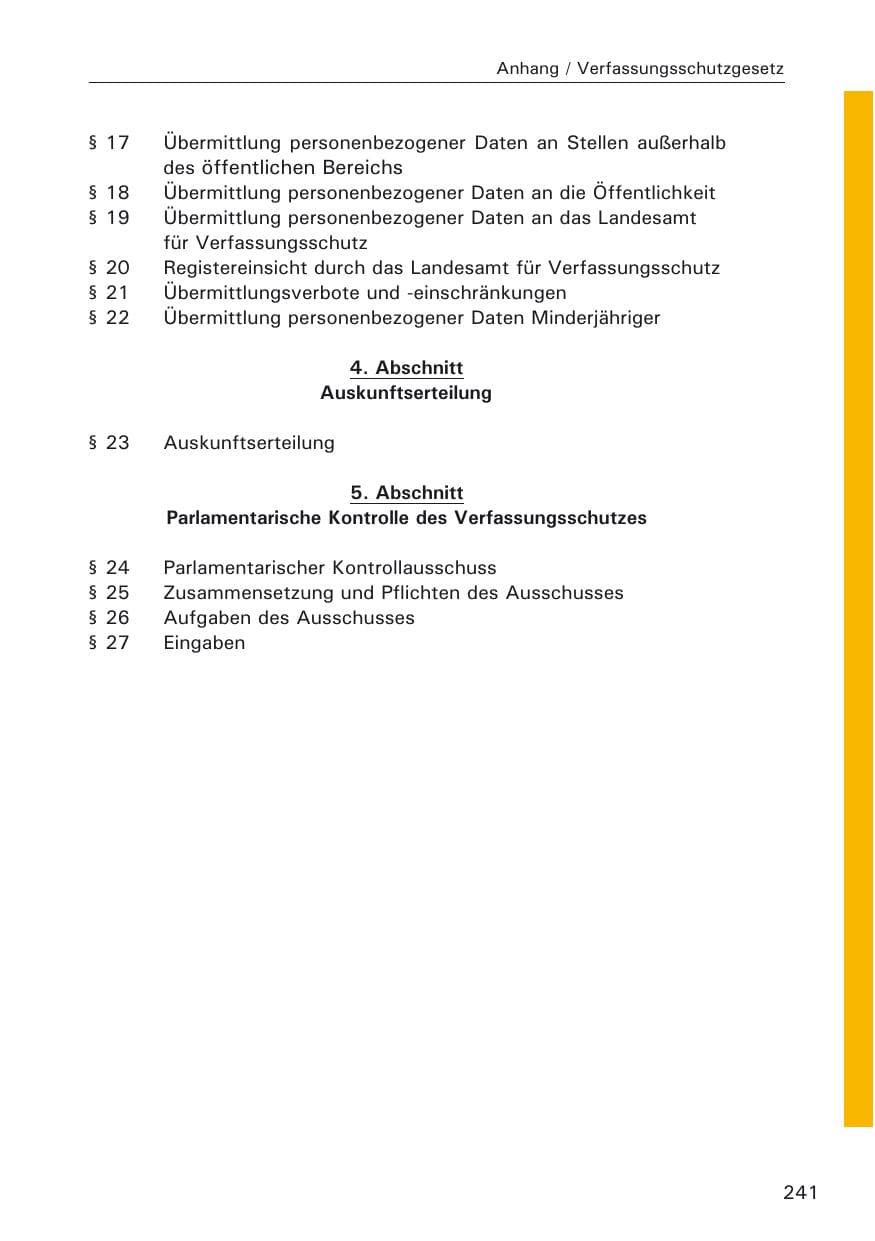 Seite 243 des Verfassungsschutzbericht 2009 Hamburg