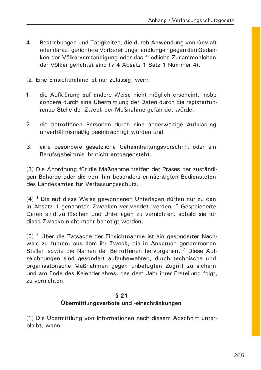 Seite 267 des Verfassungsschutzbericht 2009 Hamburg