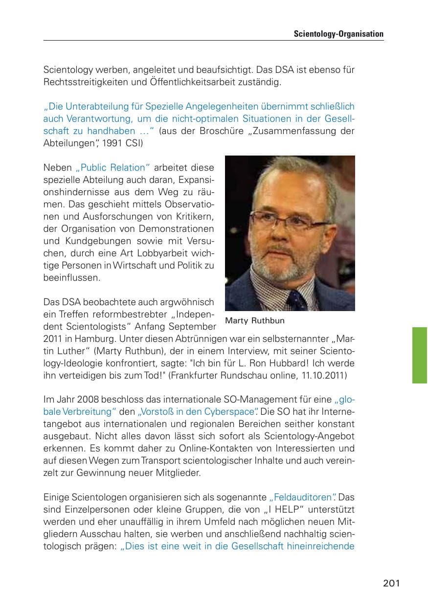 Seite 202 des Verfassungsschutzbericht 2011 Hamburg
