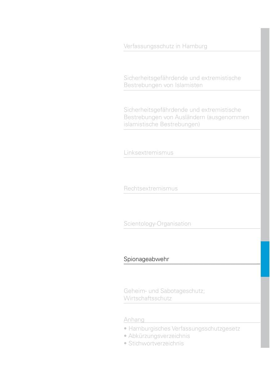 Seite 204 des Verfassungsschutzbericht 2011 Hamburg