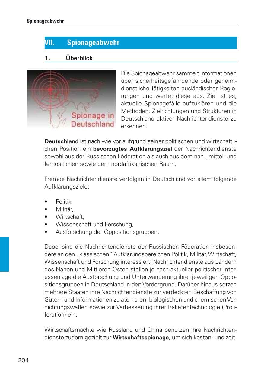 Seite 205 des Verfassungsschutzbericht 2011 Hamburg