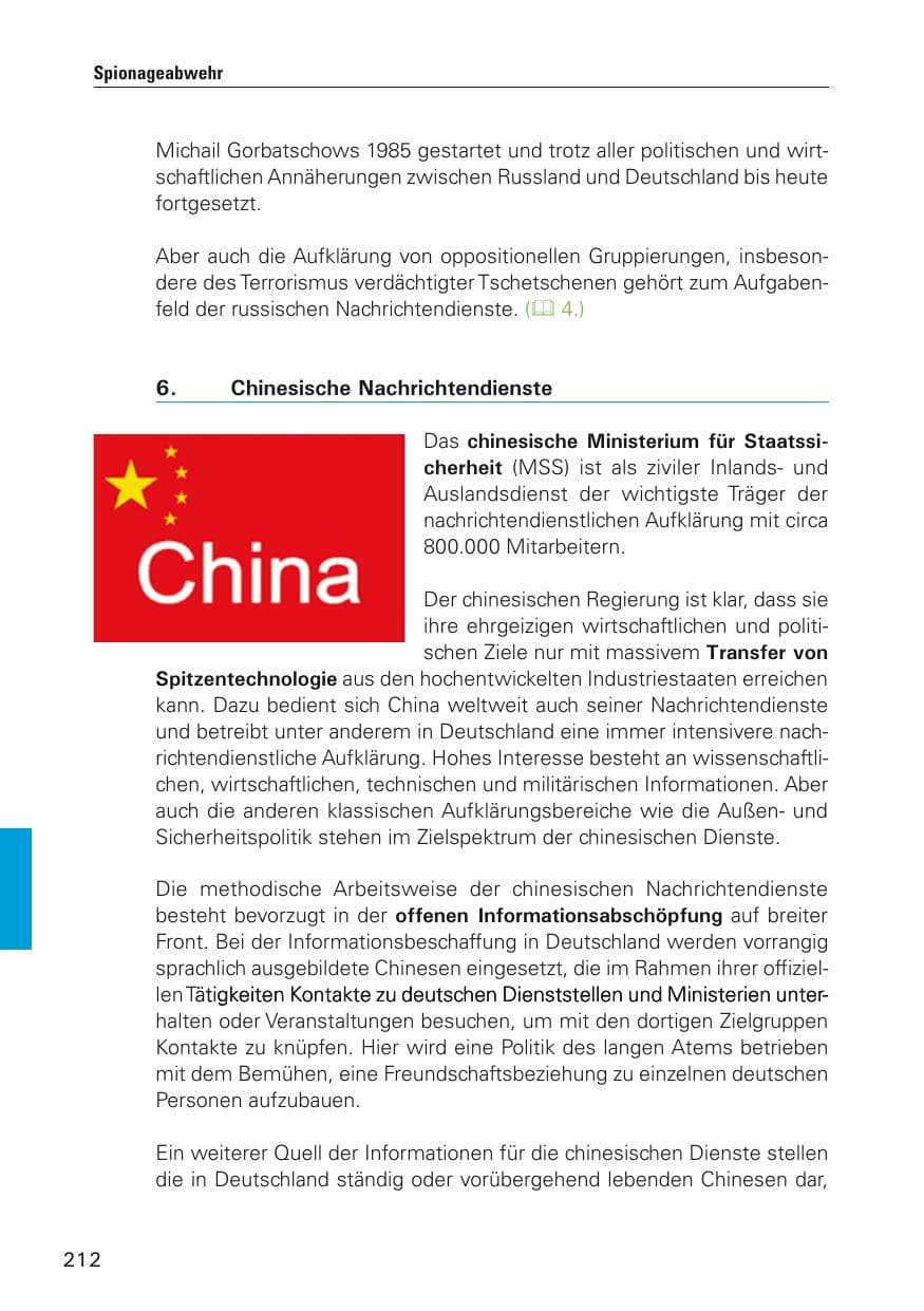 Seite 213 des Verfassungsschutzbericht 2011 Hamburg