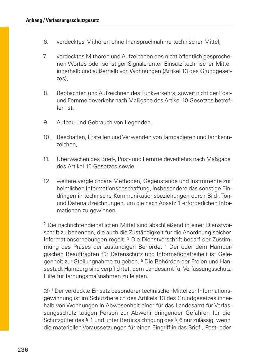 Seite 237 des Verfassungsschutzbericht 2011 Hamburg