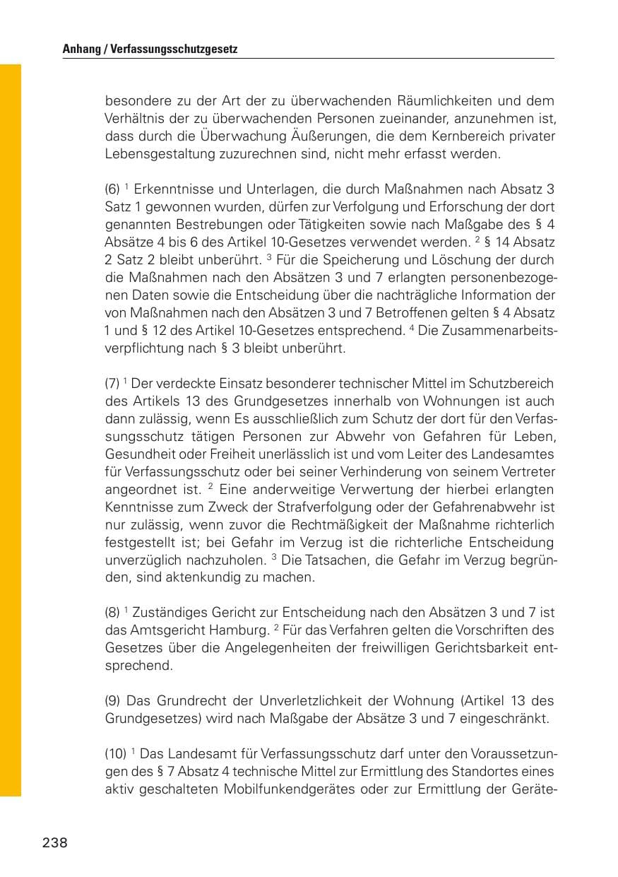 Seite 239 des Verfassungsschutzbericht 2011 Hamburg