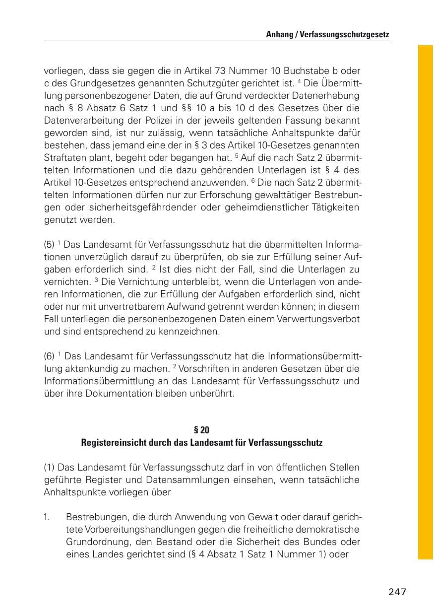 Seite 248 des Verfassungsschutzbericht 2011 Hamburg