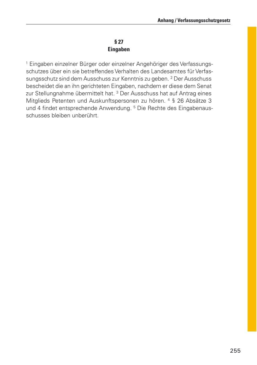 Seite 256 des Verfassungsschutzbericht 2011 Hamburg