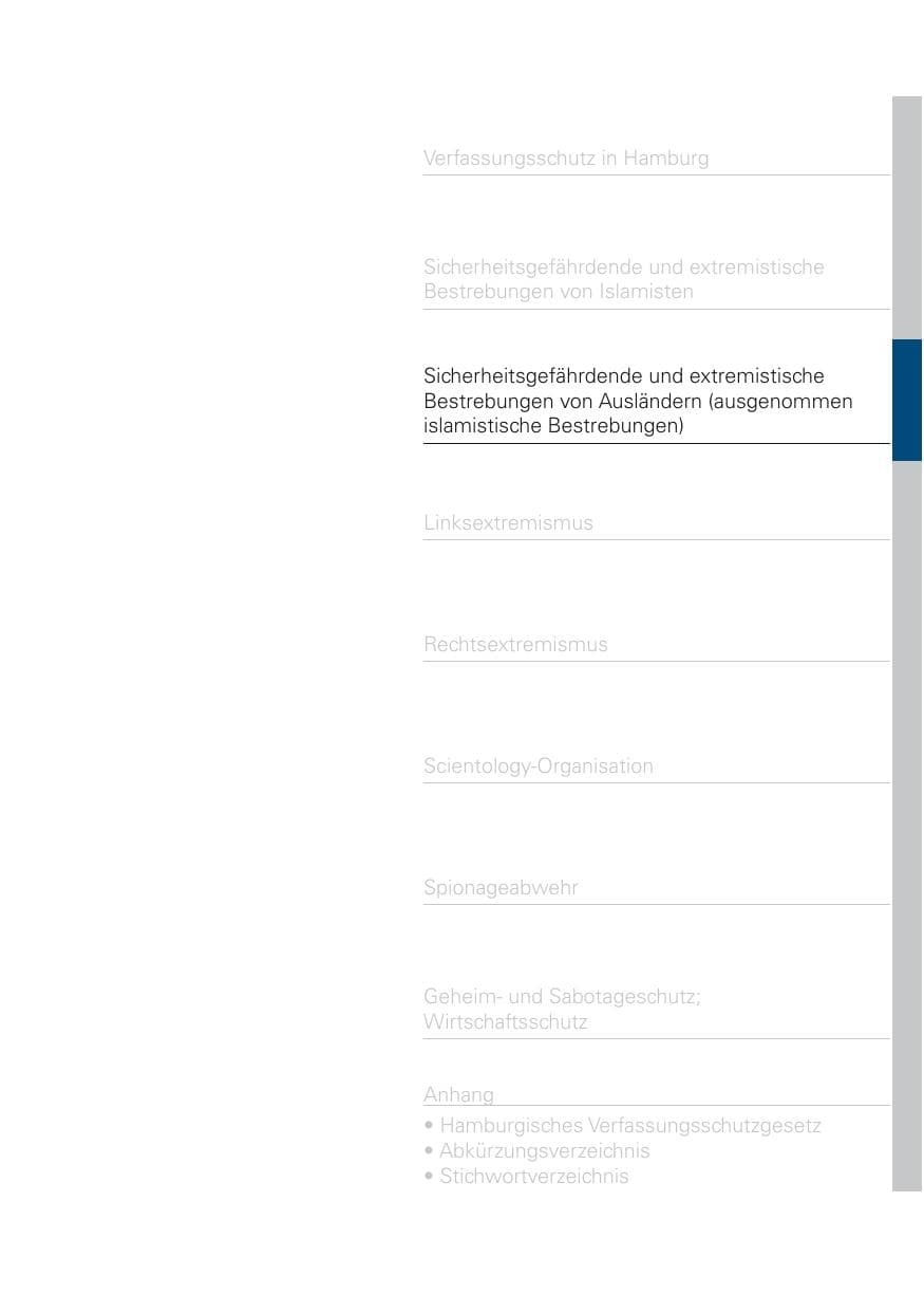 Seite 72 des Verfassungsschutzbericht 2011 Hamburg