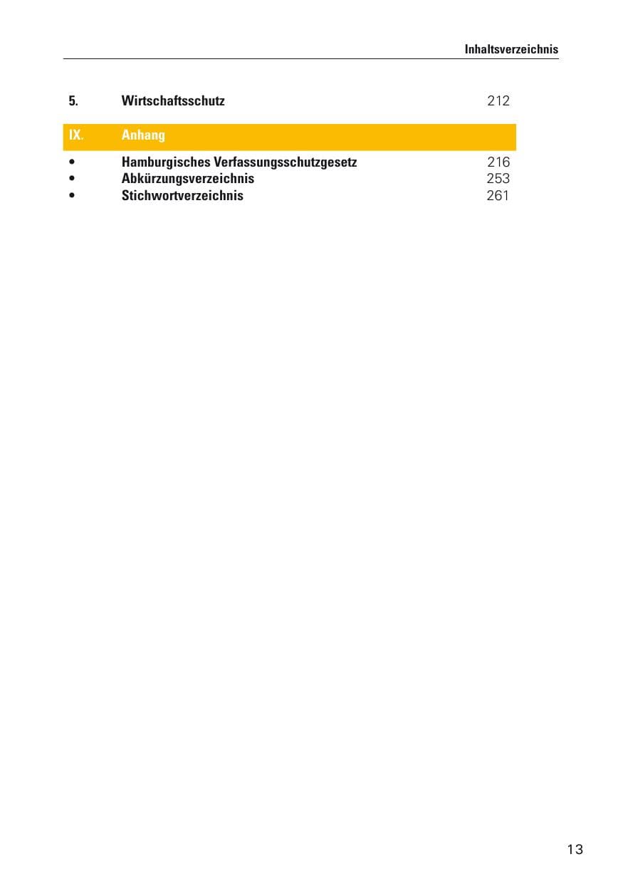 Seite 14 des Verfassungsschutzbericht 2012 Hamburg
