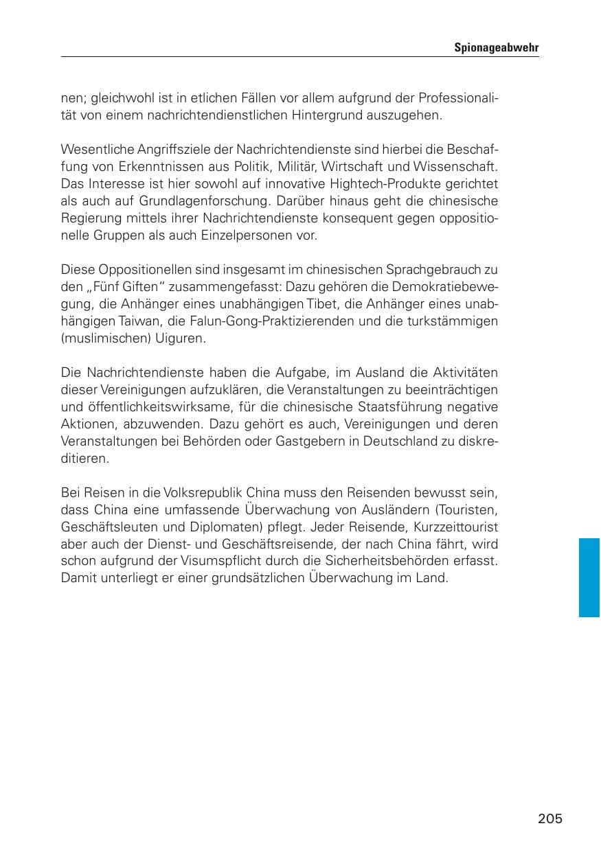 Seite 206 des Verfassungsschutzbericht 2012 Hamburg