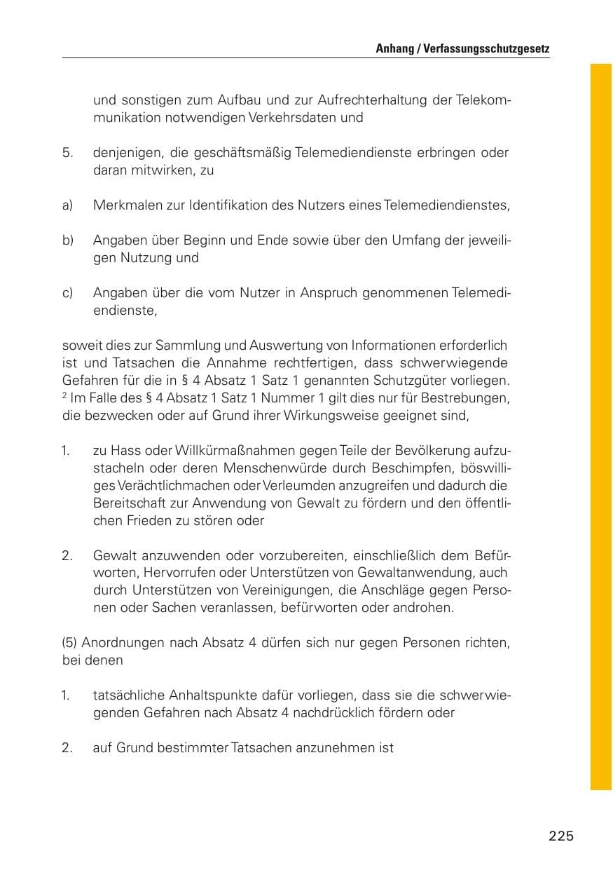 Seite 226 des Verfassungsschutzbericht 2012 Hamburg