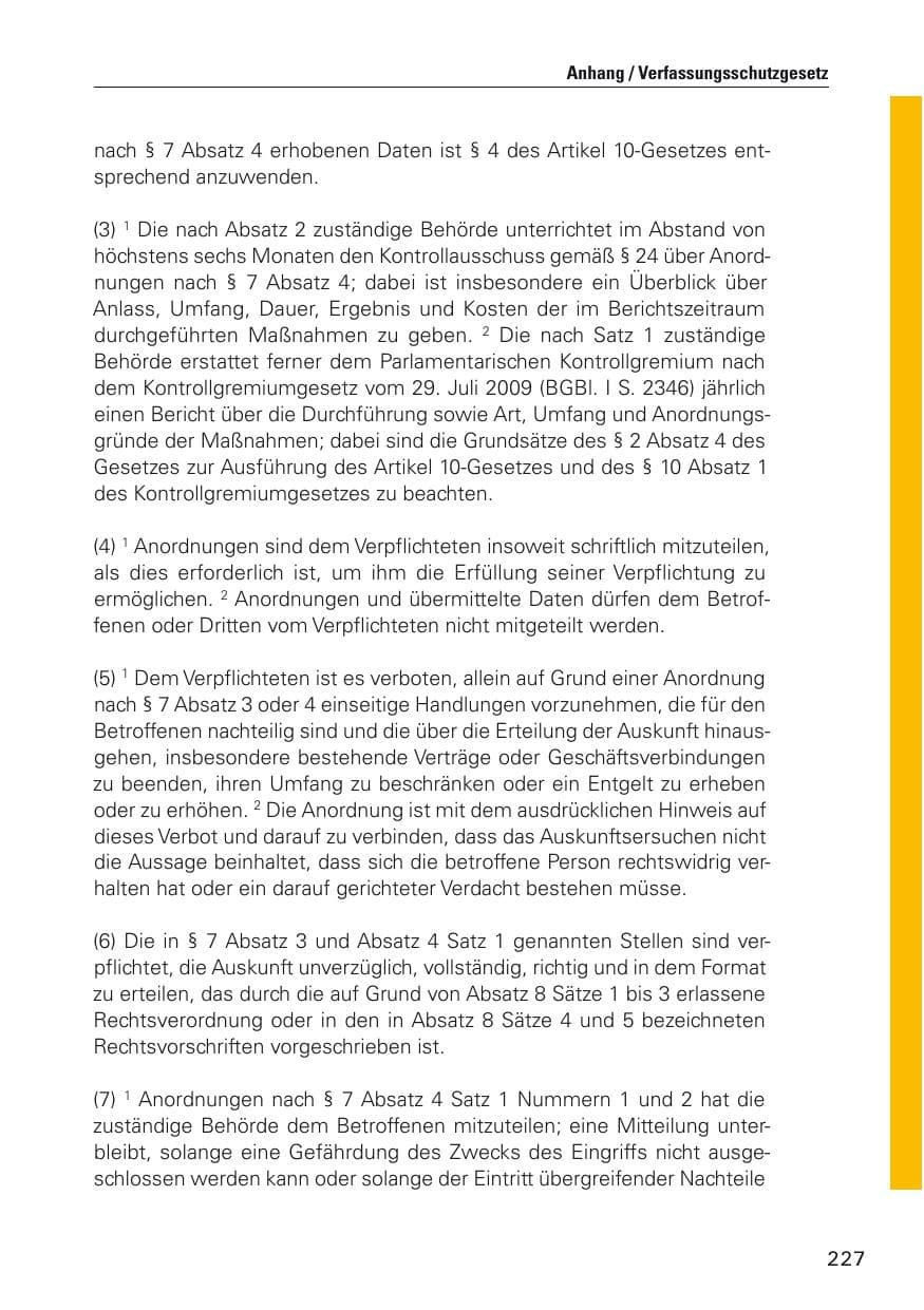 Seite 228 des Verfassungsschutzbericht 2012 Hamburg
