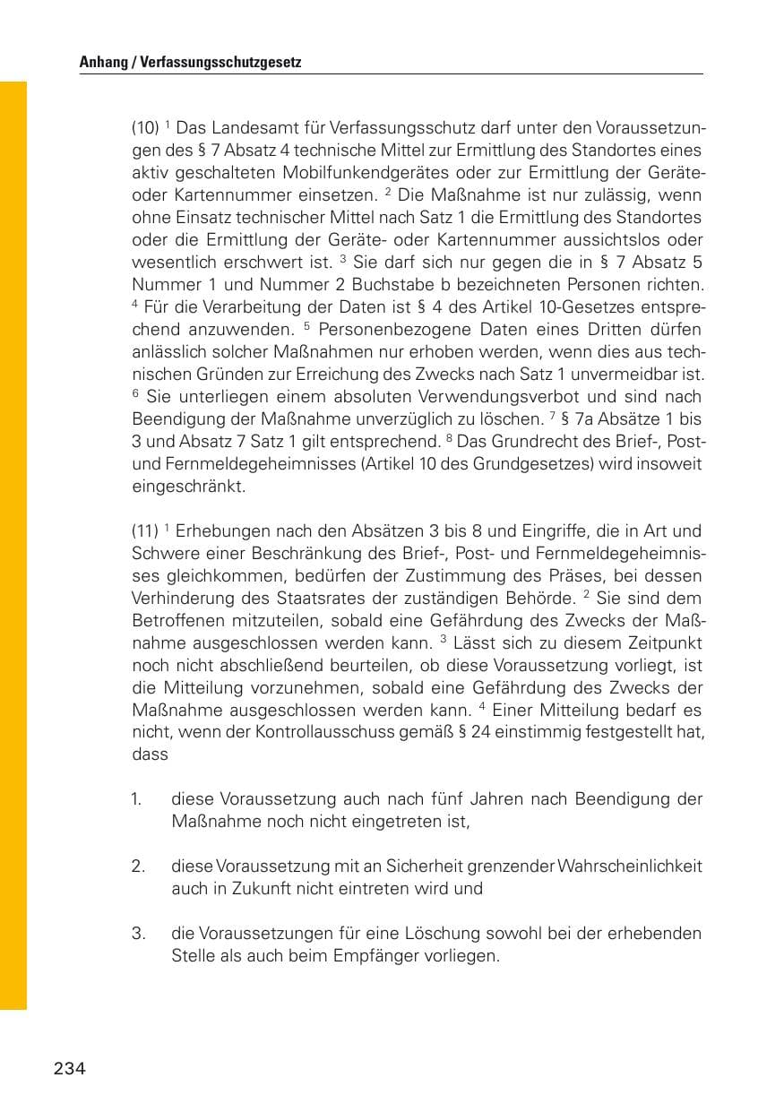 Seite 235 des Verfassungsschutzbericht 2012 Hamburg