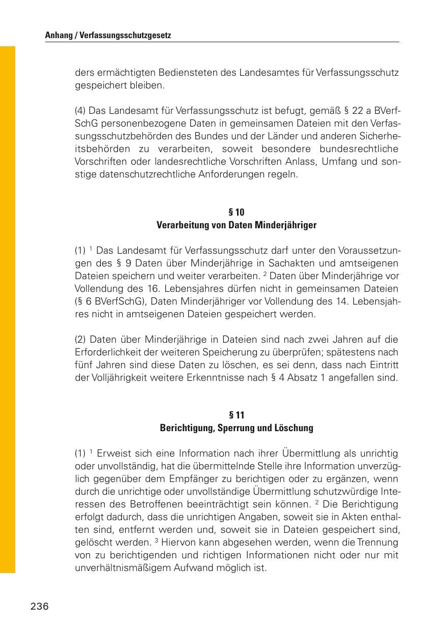 Seite 237 des Verfassungsschutzbericht 2012 Hamburg