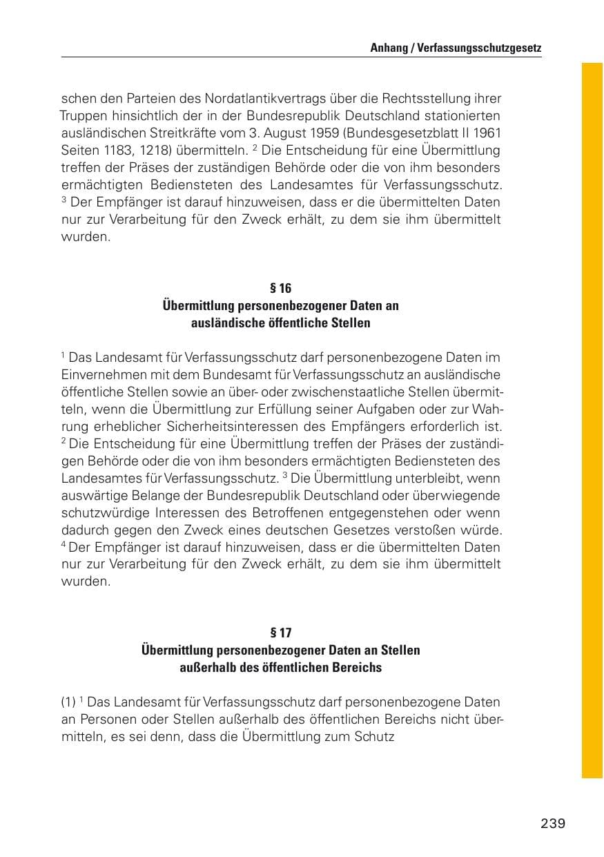 Seite 240 des Verfassungsschutzbericht 2012 Hamburg