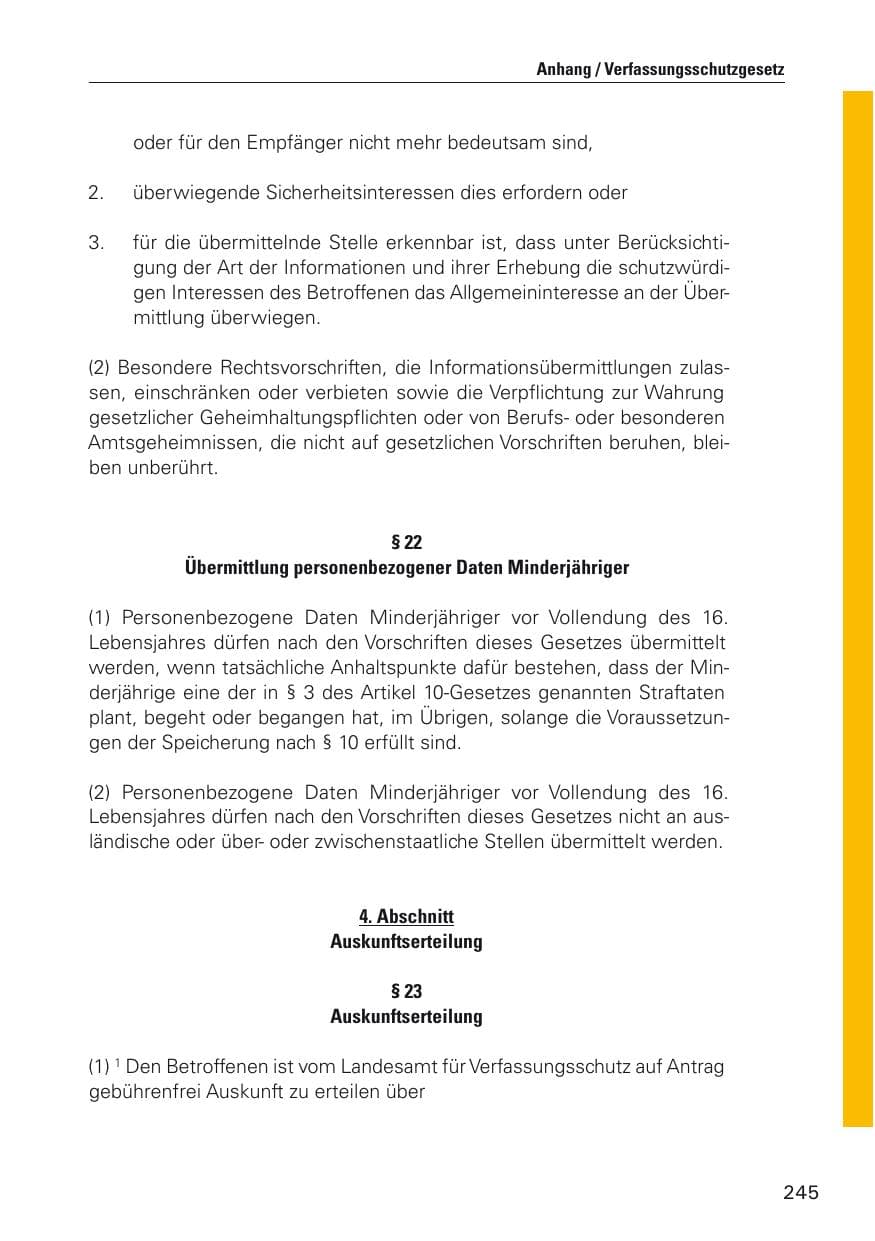 Seite 246 des Verfassungsschutzbericht 2012 Hamburg