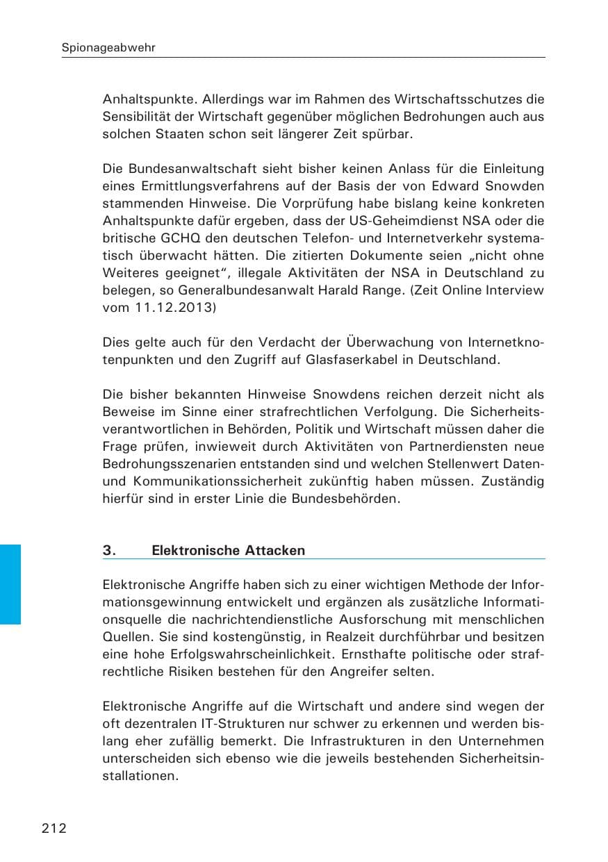Seite 213 des Verfassungsschutzbericht 2013 Hamburg