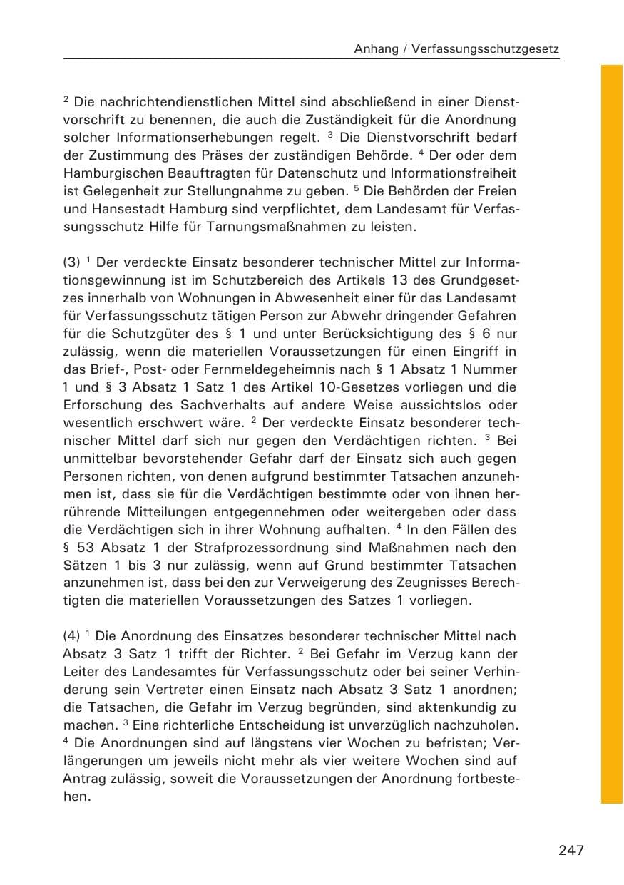 Seite 248 des Verfassungsschutzbericht 2013 Hamburg