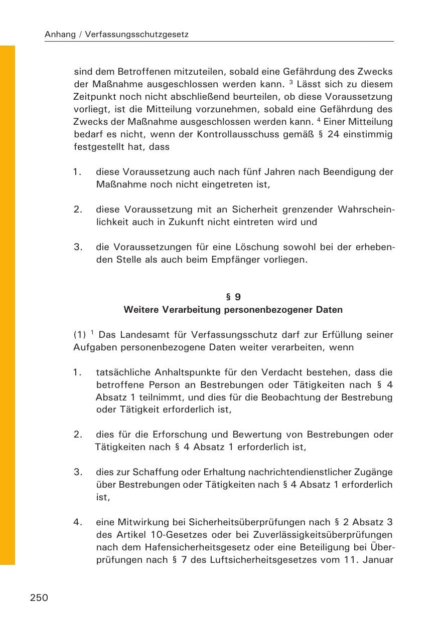 Seite 251 des Verfassungsschutzbericht 2013 Hamburg
