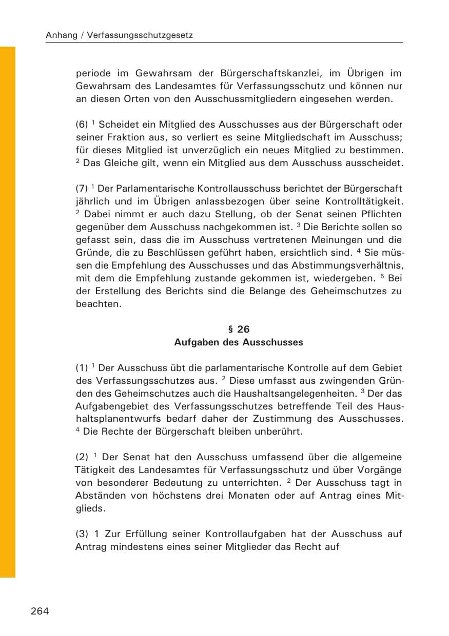 Seite 265 des Verfassungsschutzbericht 2013 Hamburg