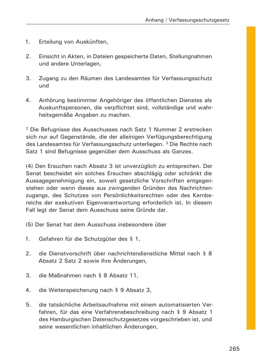 Seite 266 des Verfassungsschutzbericht 2013 Hamburg