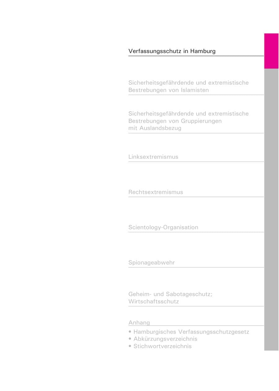 Seite 14 des Verfassungsschutzbericht 2015 Hamburg