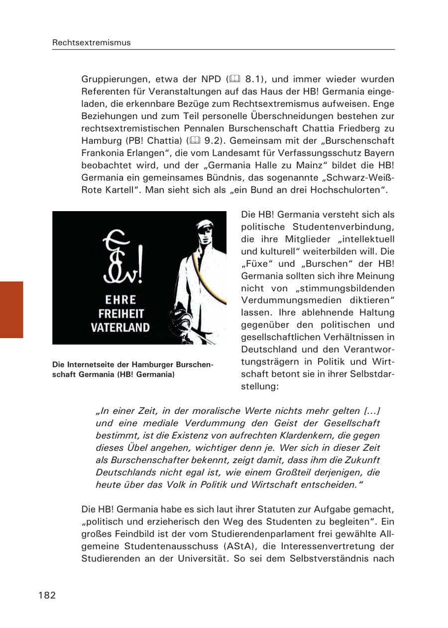 Seite 183 des Verfassungsschutzbericht 2015 Hamburg