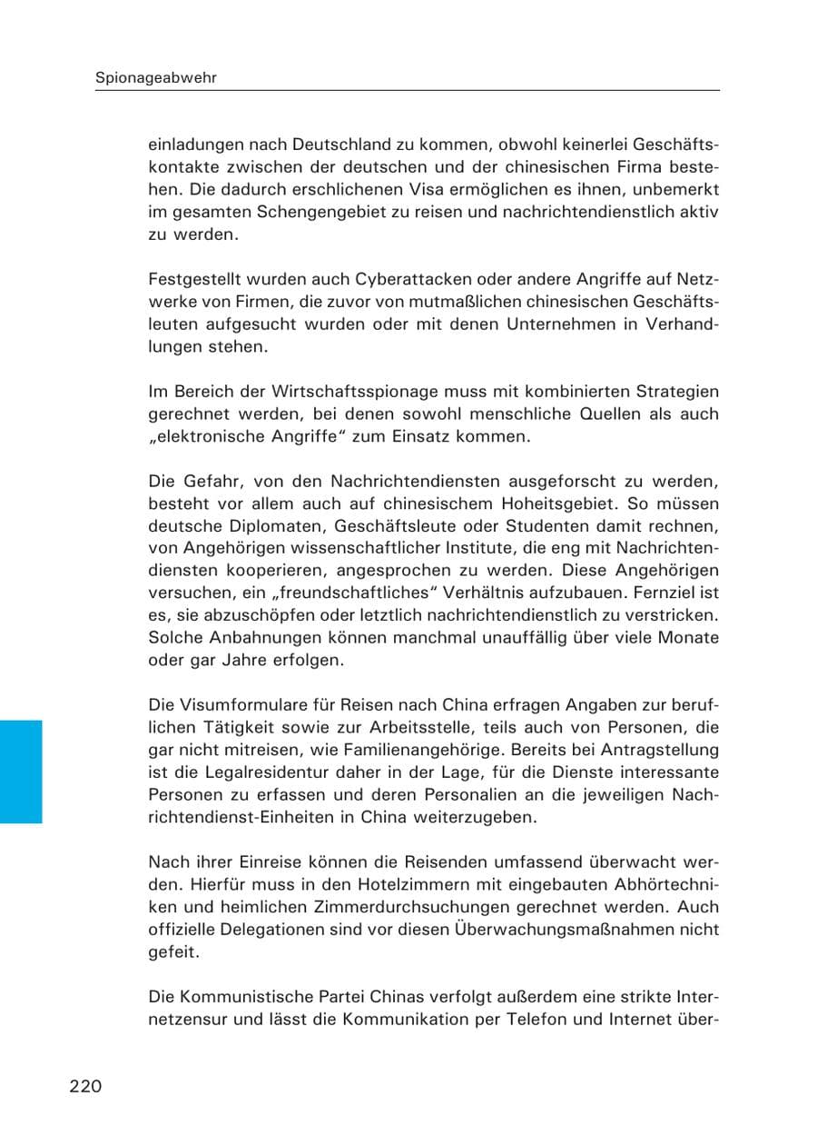 Seite 221 des Verfassungsschutzbericht 2015 Hamburg