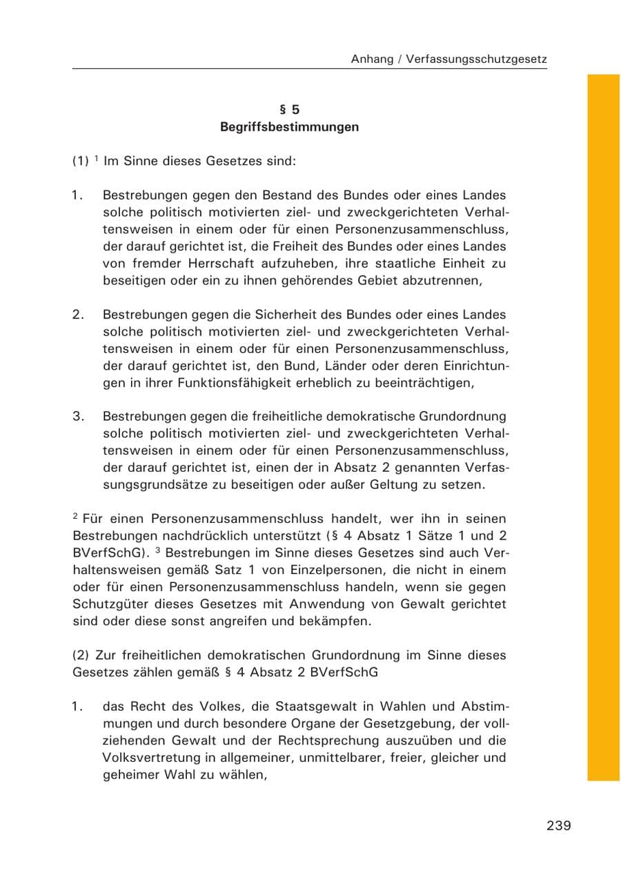 Seite 240 des Verfassungsschutzbericht 2015 Hamburg