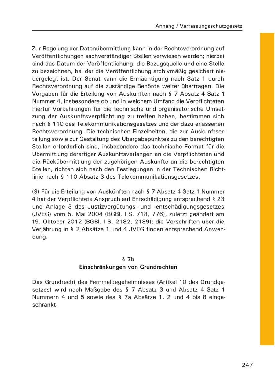 Seite 248 des Verfassungsschutzbericht 2015 Hamburg
