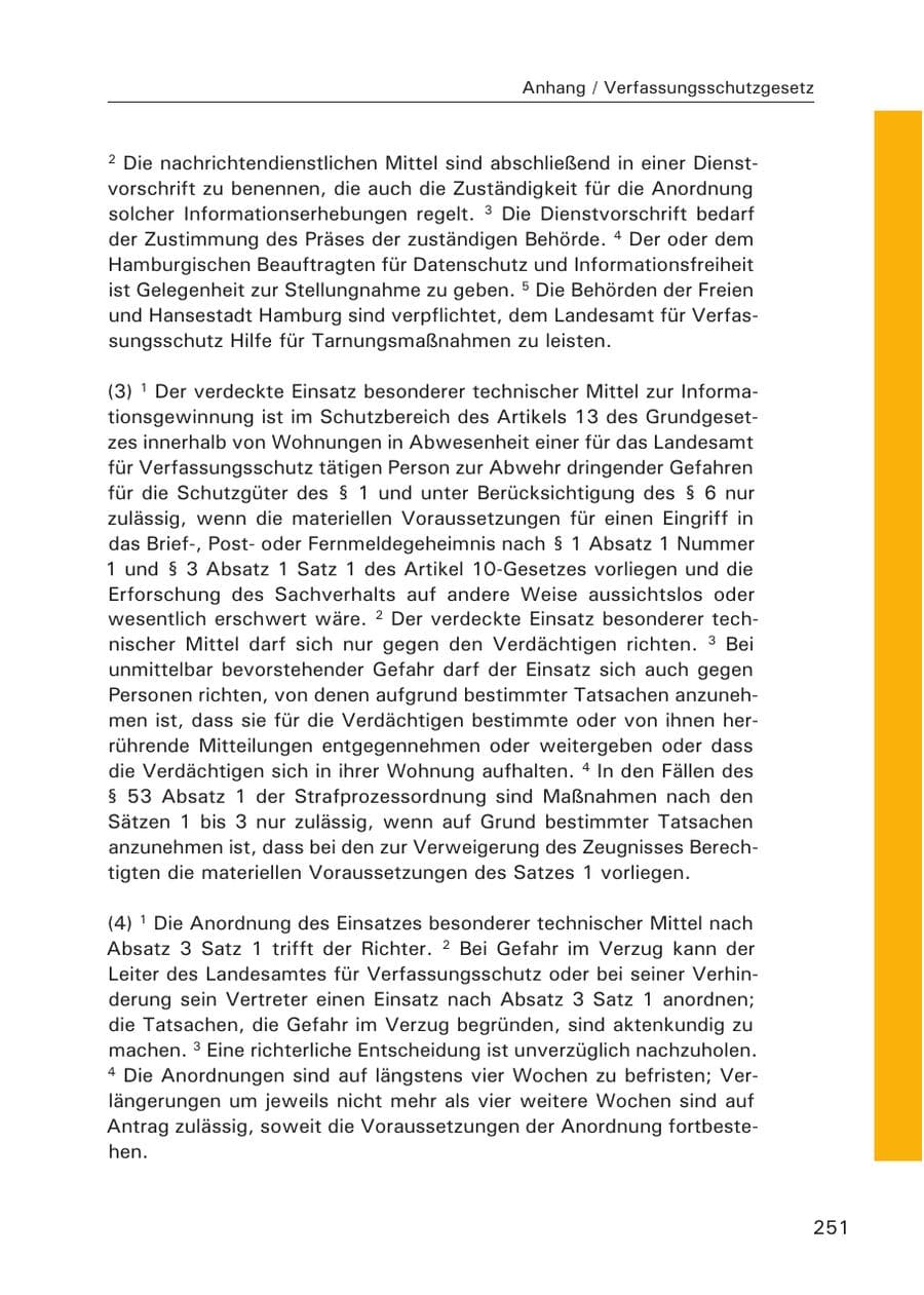 Seite 252 des Verfassungsschutzbericht 2015 Hamburg