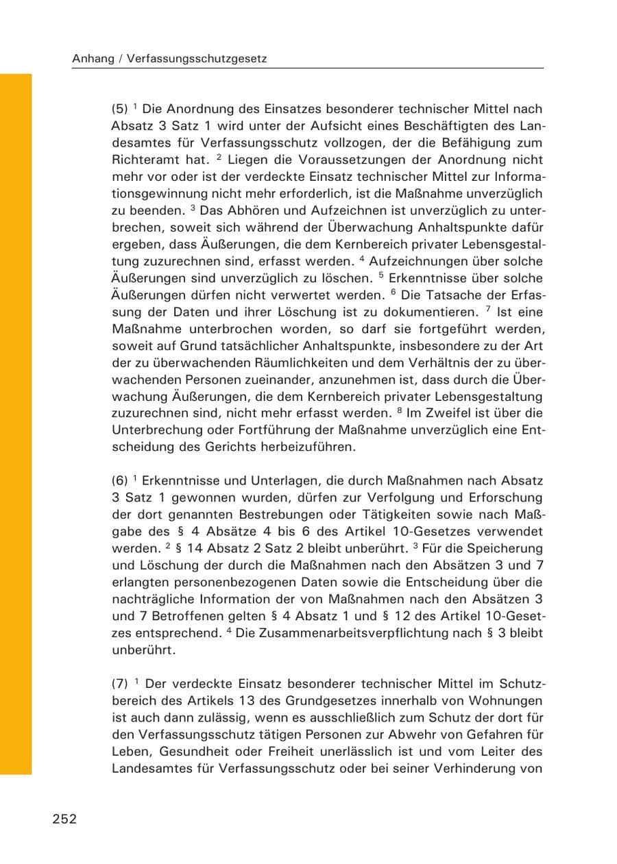 Seite 253 des Verfassungsschutzbericht 2015 Hamburg