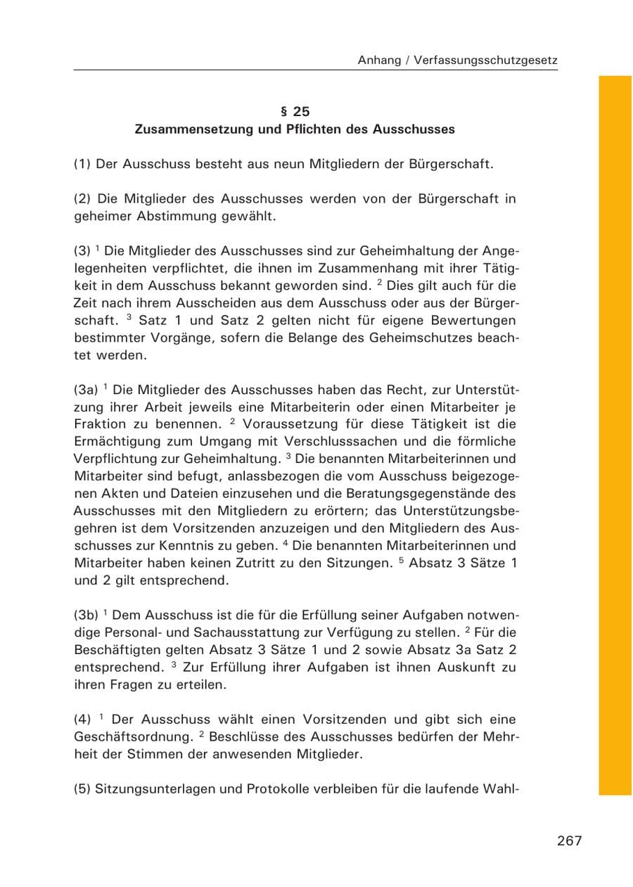Seite 268 des Verfassungsschutzbericht 2015 Hamburg