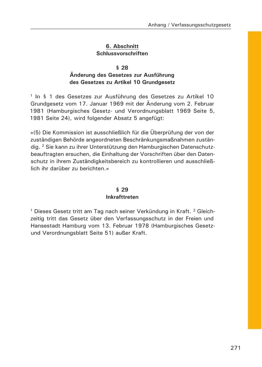 Seite 272 des Verfassungsschutzbericht 2015 Hamburg