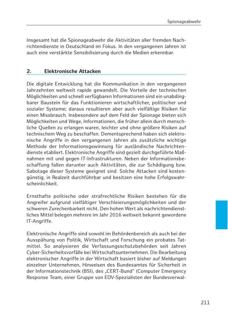 Seite 210 des Verfassungsschutzbericht 2016 Hamburg