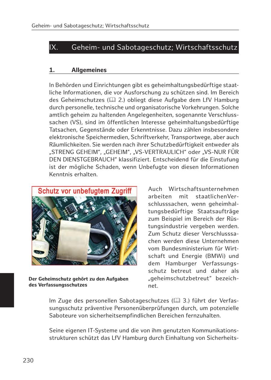 Seite 229 des Verfassungsschutzbericht 2016 Hamburg