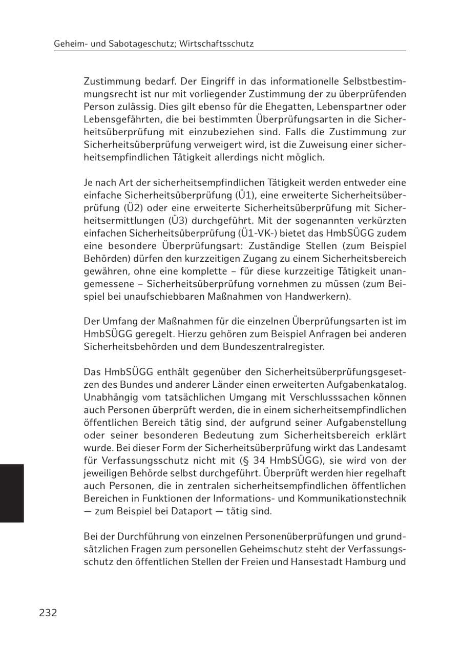 Seite 231 des Verfassungsschutzbericht 2016 Hamburg